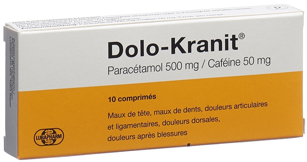 DOLO-KRANIT Tabl Blist 10 Stk<br>10 Stück, Blister, Tablette