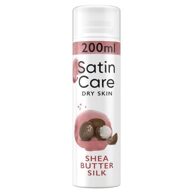 Gillette Satin Care Scheergel Droge Huid 200 ML
