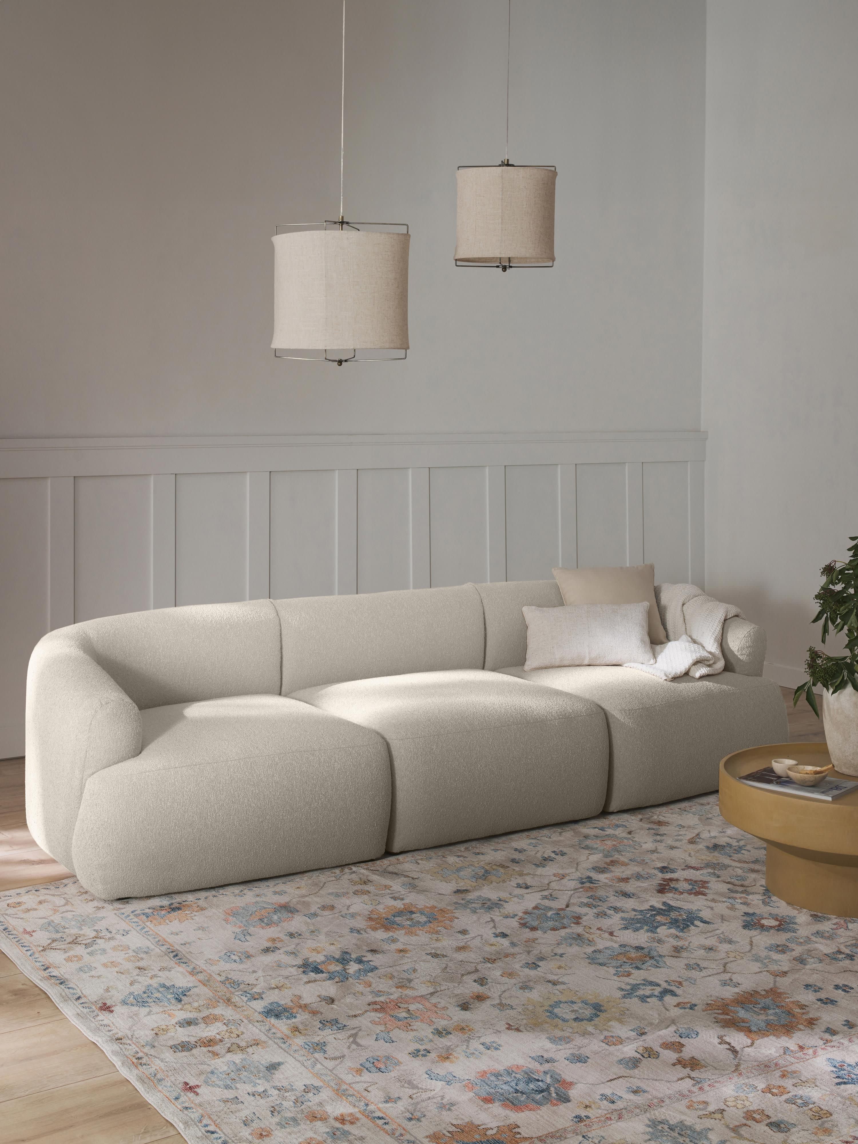 Modulaire bouclé bank Sofia (3-zits)