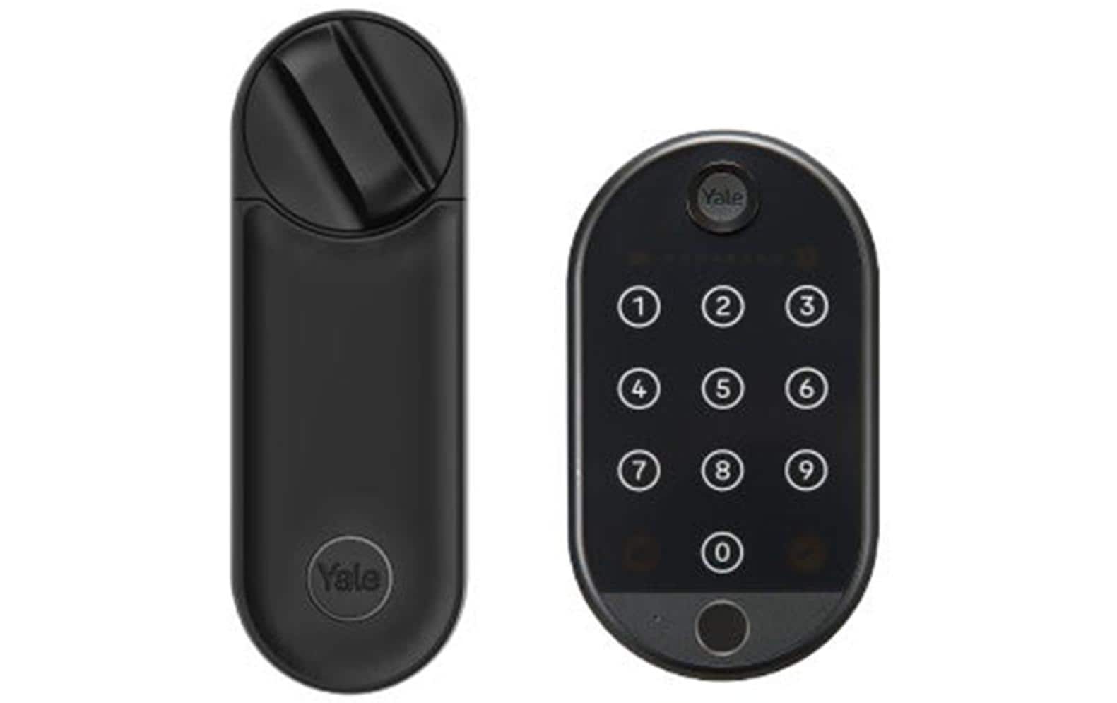 Linus L2 Smart Lock und Smart Fingerprint Keypad Schwarz<br>Smart Keypad mit Türschloss