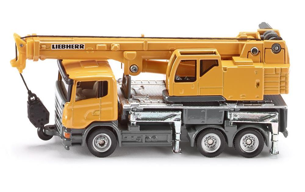LKW Scania mit Liebherr Kran 1:87H0 Teleskop Kranwagen