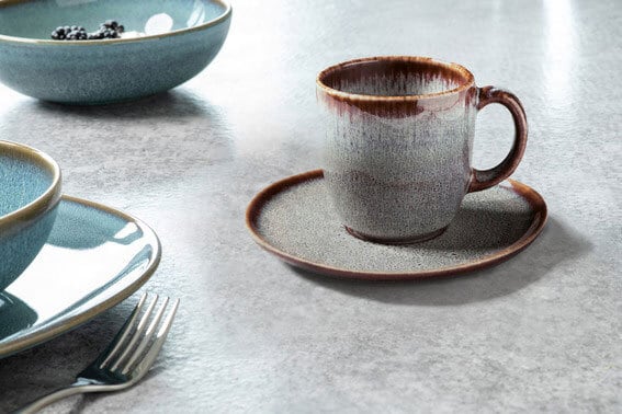 like. Untertasse LAVE BEIGE 15 cm beige/ grau