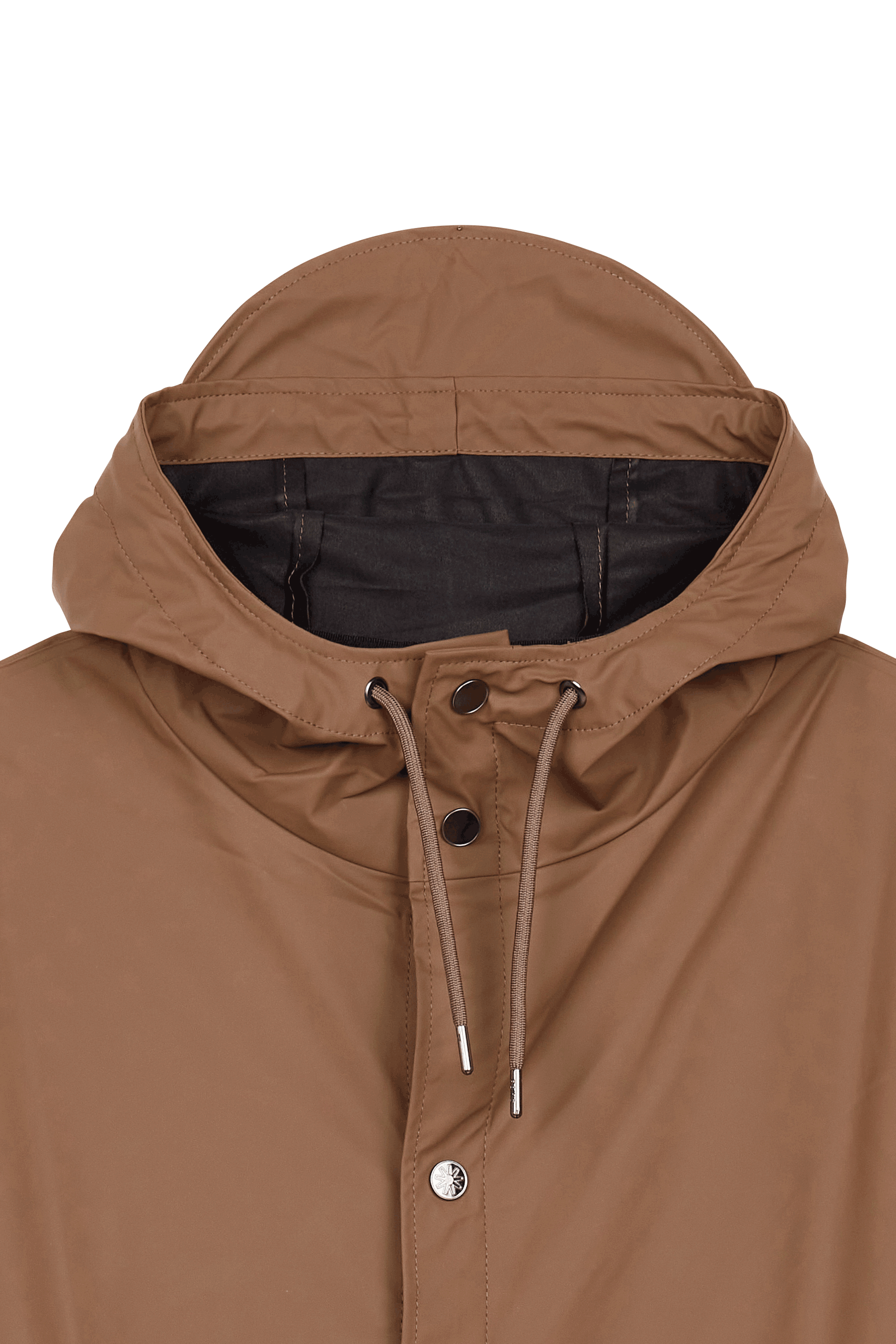 RAINS PARKA Longer Jacket Marron
