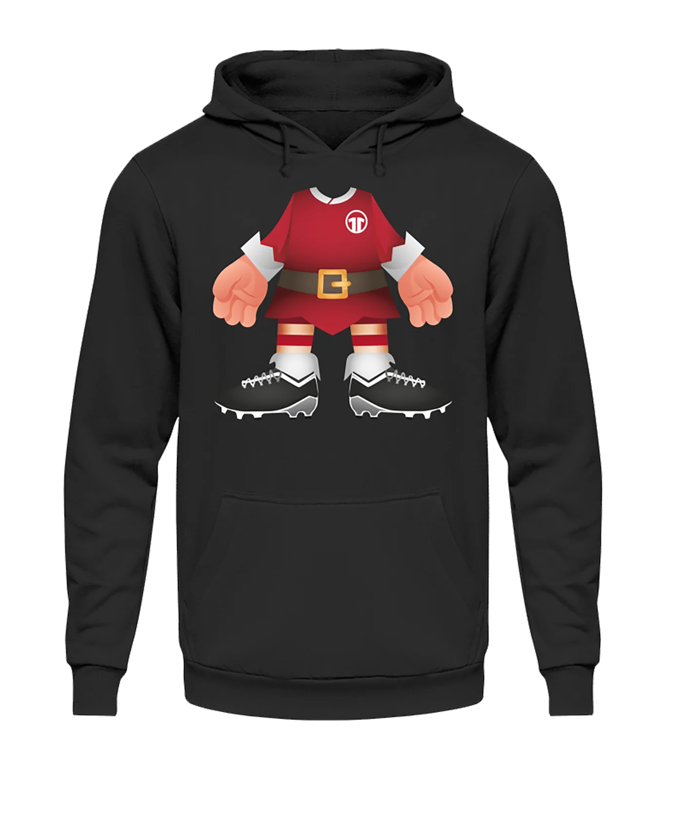 11teamsports Ugly Xmas Elf Hoody Schwarz