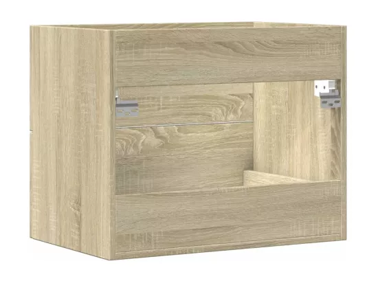 Armoire d'évier Chêne sonoma 60x38,5x48 cm Aggloméré