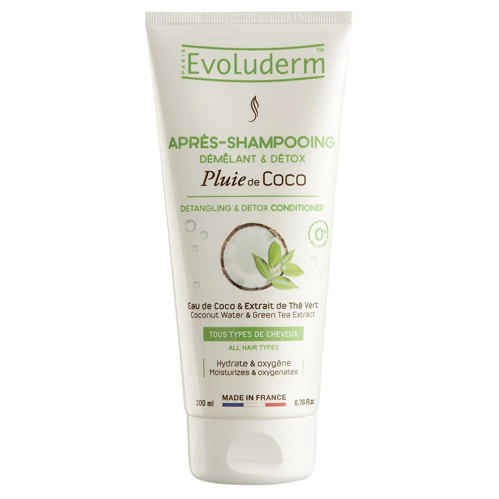 Après shampooing détox Evoluderm pluie de coco 200 ml