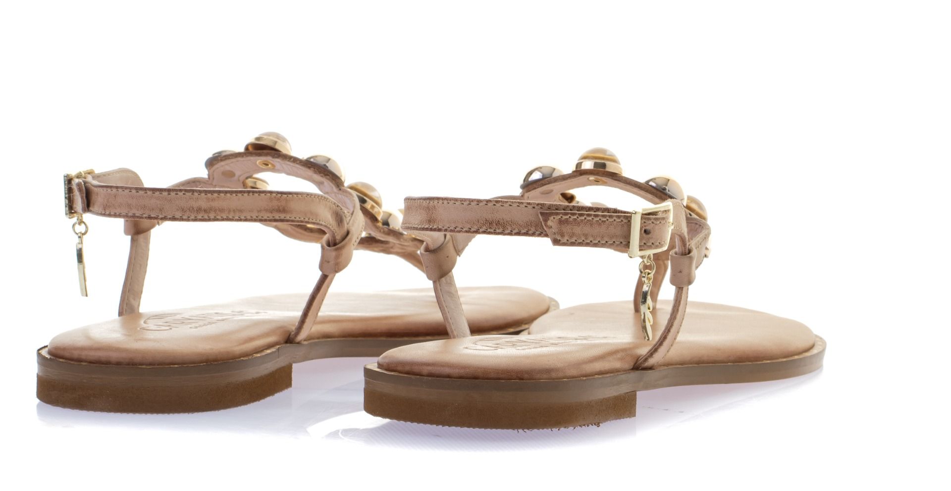 Caryatis Leather Sandals