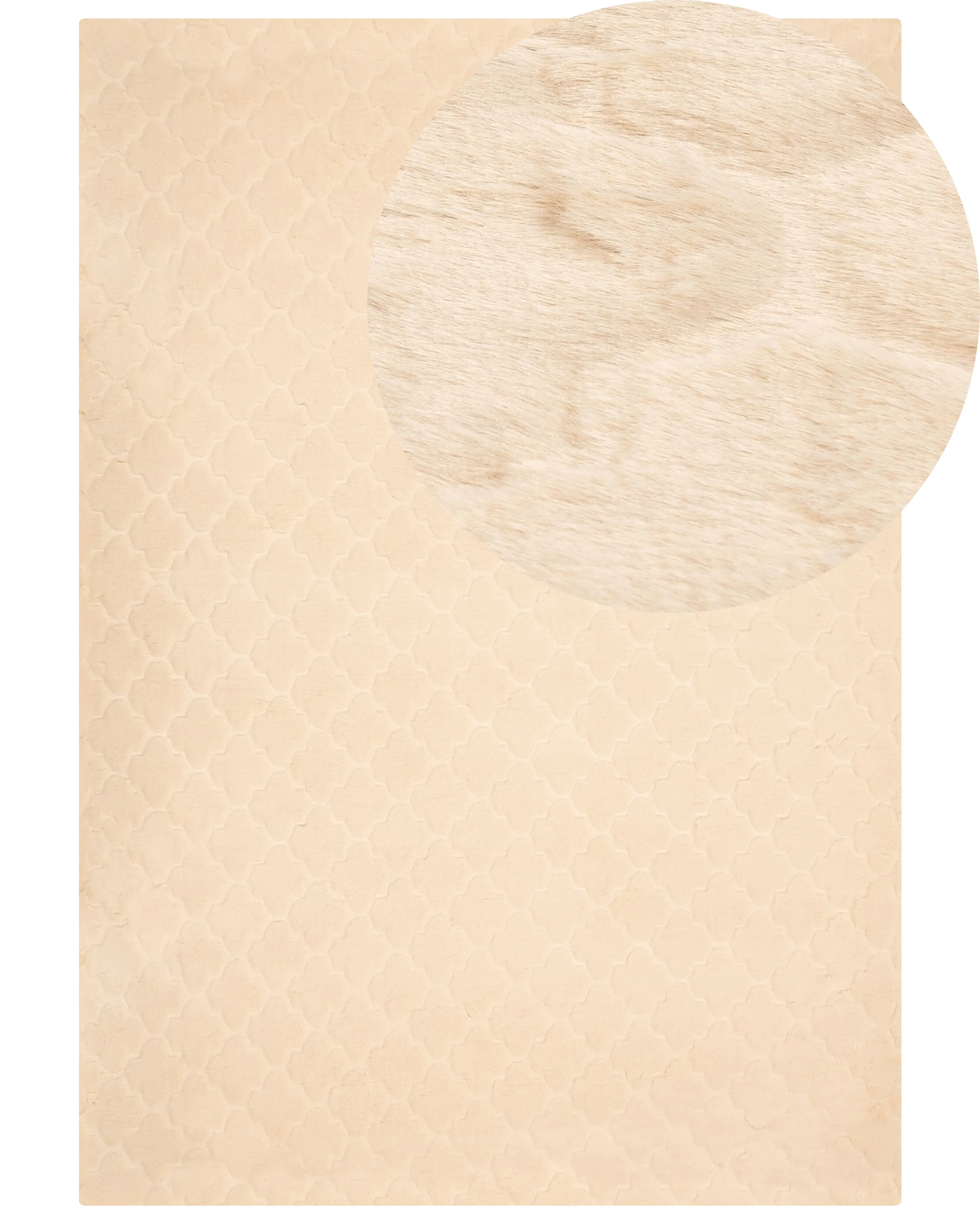 Kunstbontkleed GHARO Beige 160 x 230 cm