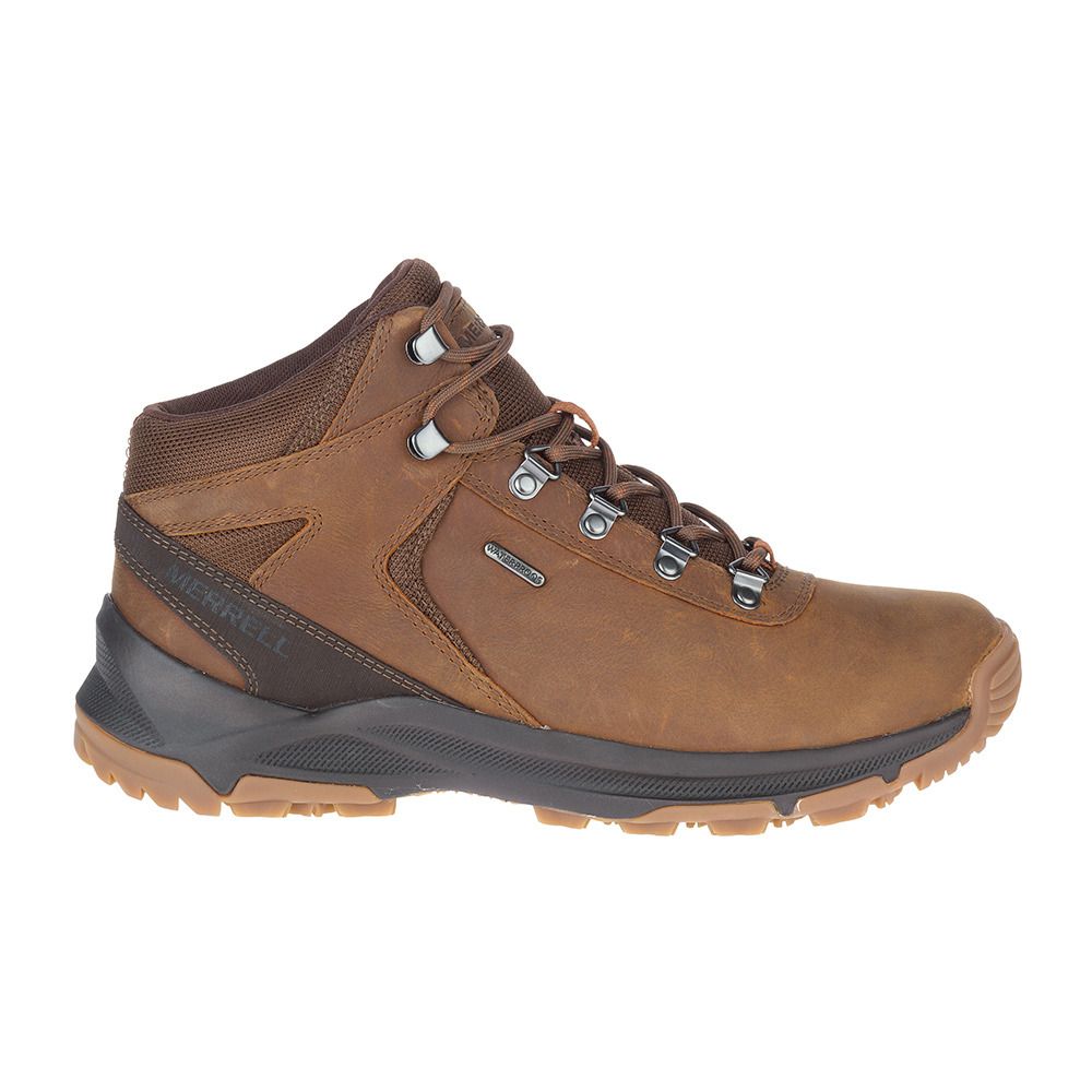 Merrell ERIE MID LTR WP - Chaussures randonné Homme toffee