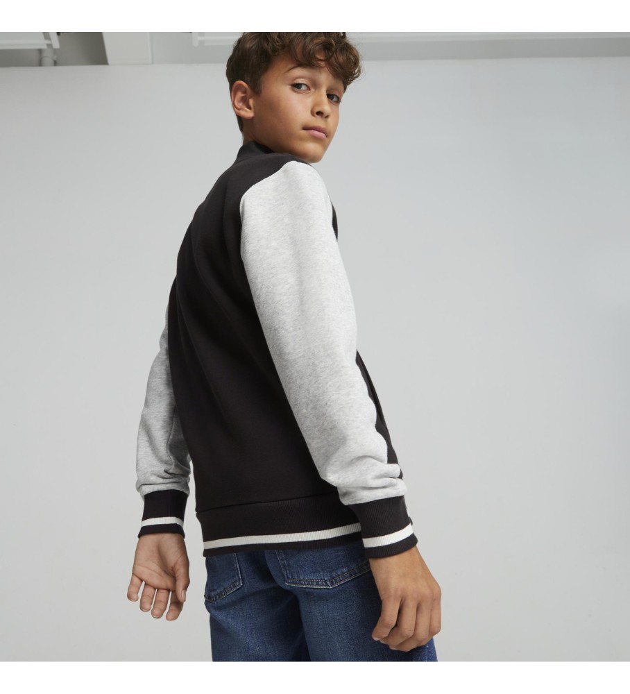 Jaqueta Bomber Puma Squad Preta e Branca