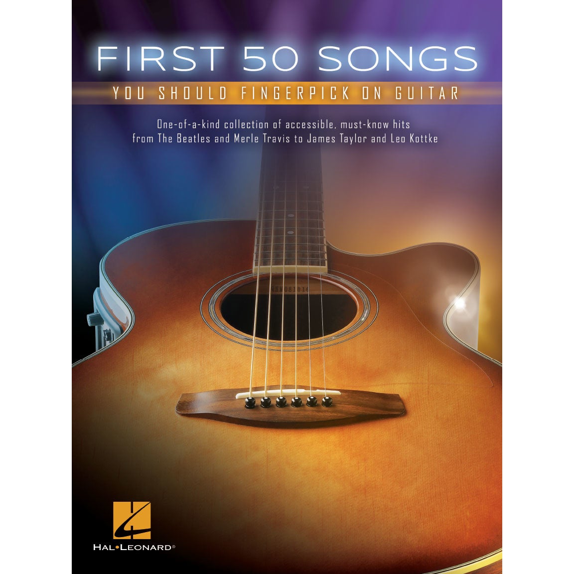 Hal Leonard First 50 Songs You Should Fingerpick on Guitar songboek voor gitaar