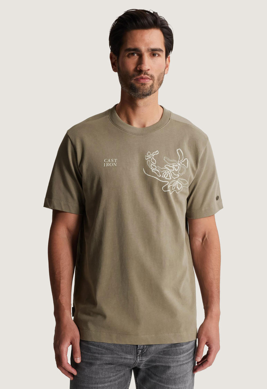 Cast Iron Regular Single Jersey T-shirt