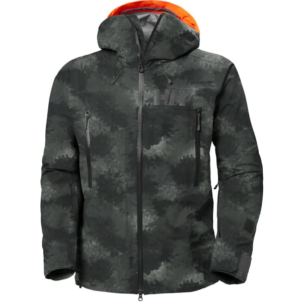 Veste de ski HELLY HANSEN SOGN SHELL 2.0 JACKET BLACK MARBLE