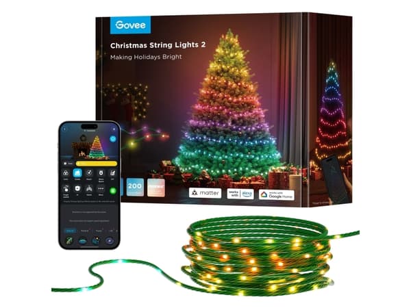 Govee Christmas H70C4 - Stringlys - LED - 6 W - klasse G - RGBWIC/warm white light - 3000 K - grønn