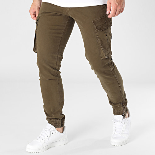 Pantalon Cargo Vert Kaki