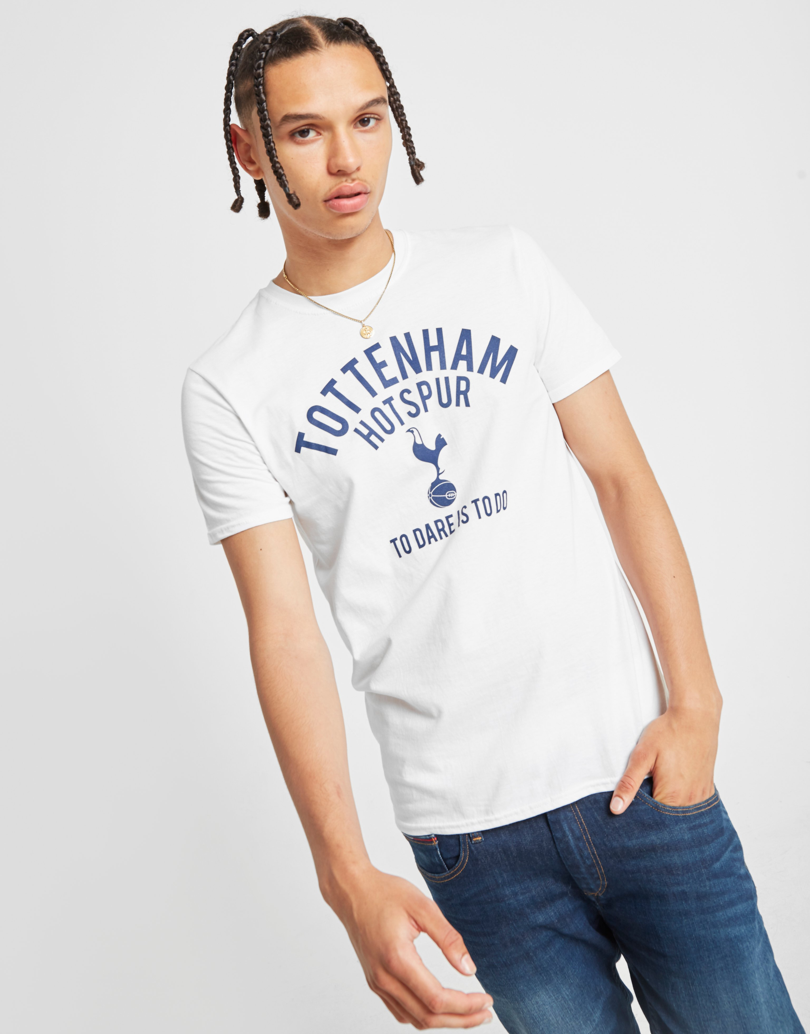 Official Team T-Shirt Tottenham Hotspur FC 'To Dare Is To Do' Homme