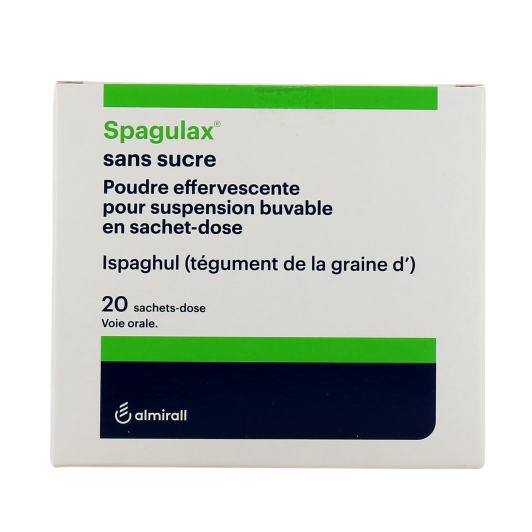 Spagulax Poudre Effervescente 20 sachets - Pharmacie des Drakkars