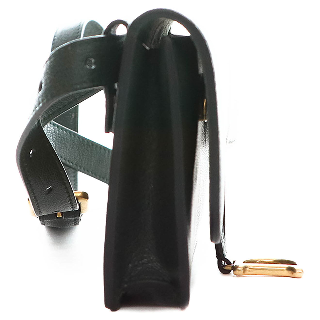 Dior Sac ceinture Saddle en Cuir vert - Neuf sans étiquette - L.16 cm