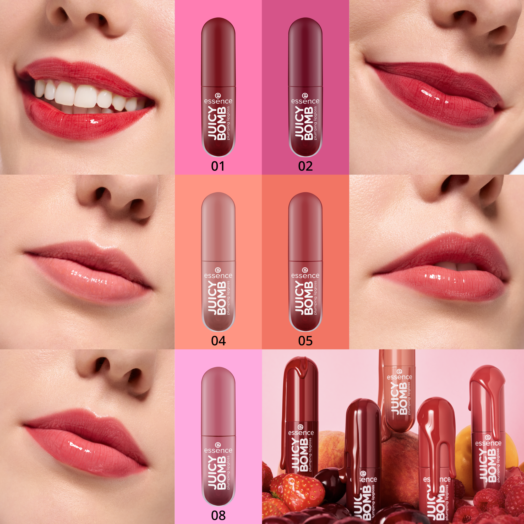 JUICY BOMB plumping lipgloss