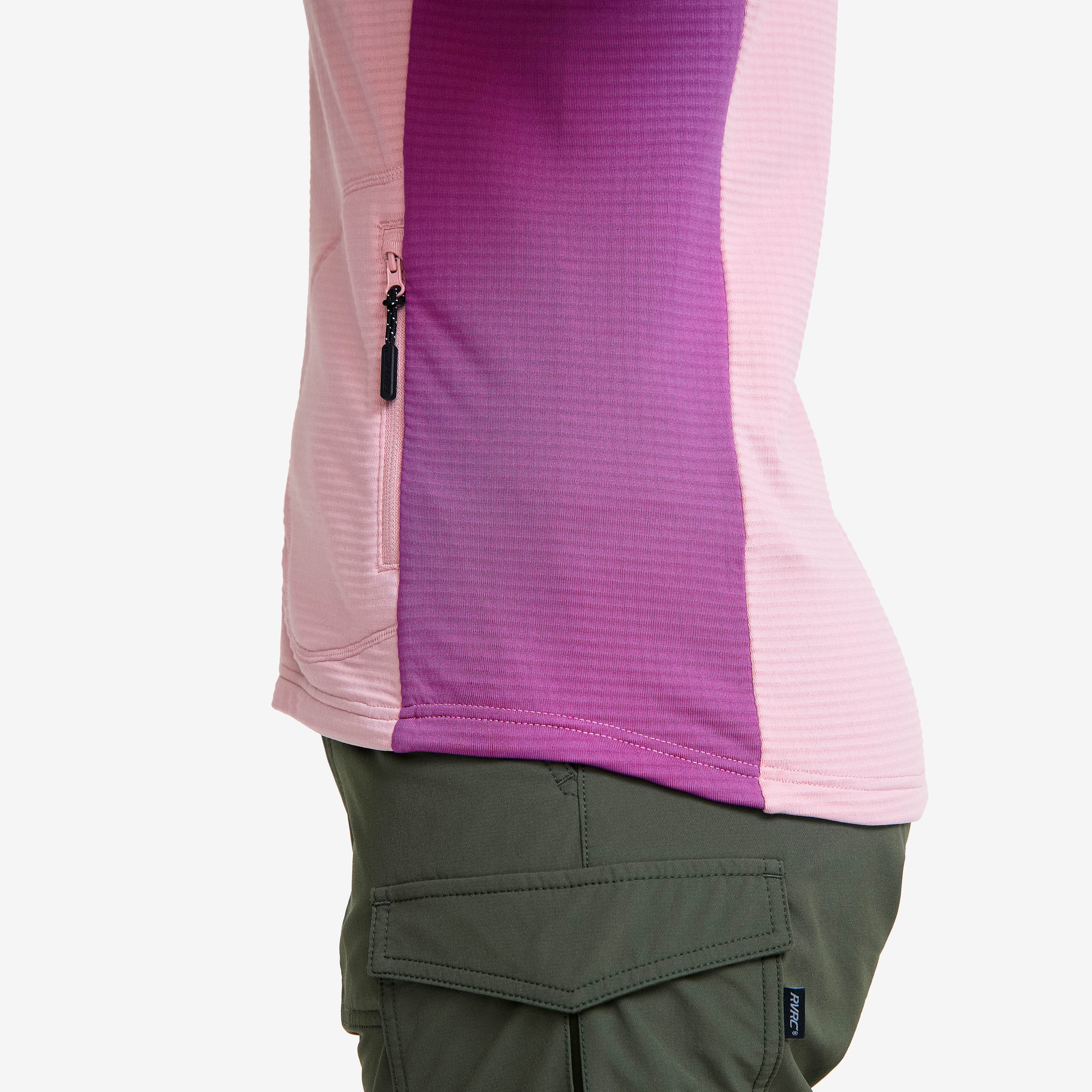 Waffle Full-zip Fleece  Dame Lilac