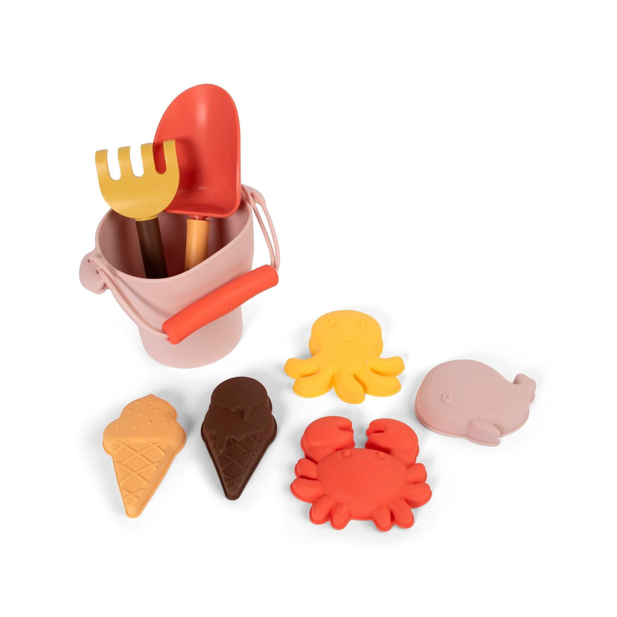 FILIBABBA Silikon Strandset - Peach Mix