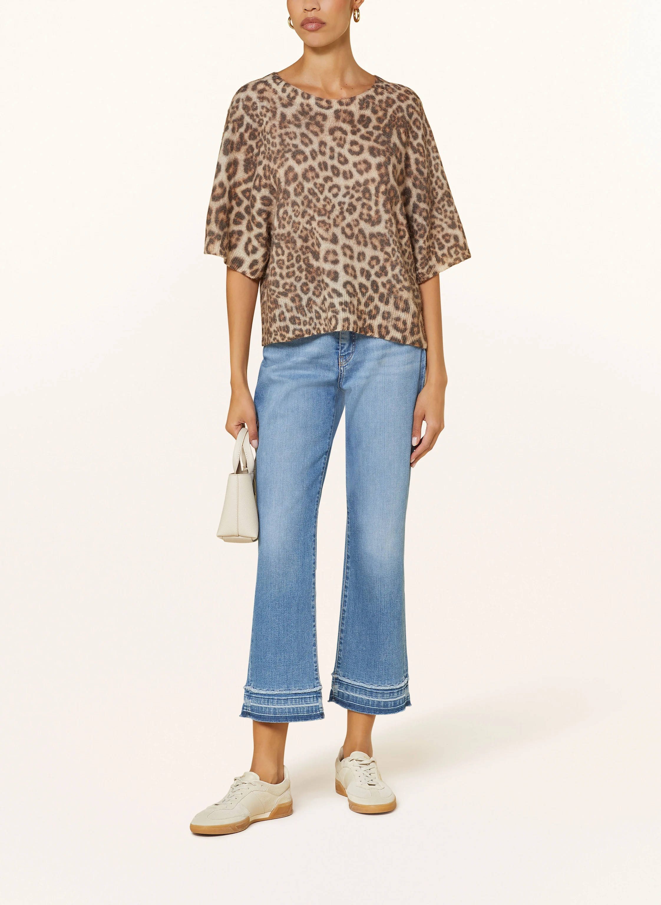 MARC CAIN Strickshirt mit Alpaka