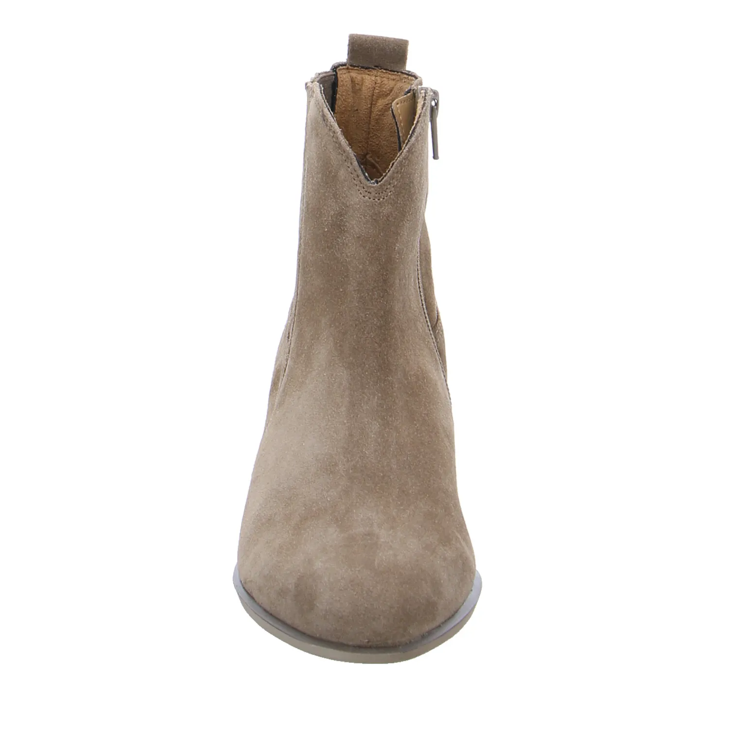 GABOR Stiefelette Taupe Leder