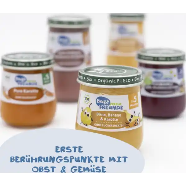 Bio Babybrei Birne, Banane & Karotte