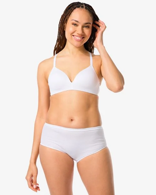 lot de 2 slips femme blanc