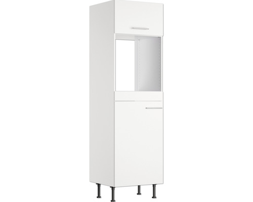 Optifit oven/koelkastbehuizing voor 88cm inbouwkoelkast Bengt932 BxDxH 60x58,4x211,8 cm wit mat gedemonteerd scharnier omkeerbaar (links of rechts te monteren)