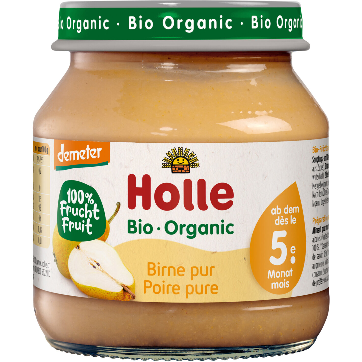 Holle Demeter Bio Birne pur 5+ Monate