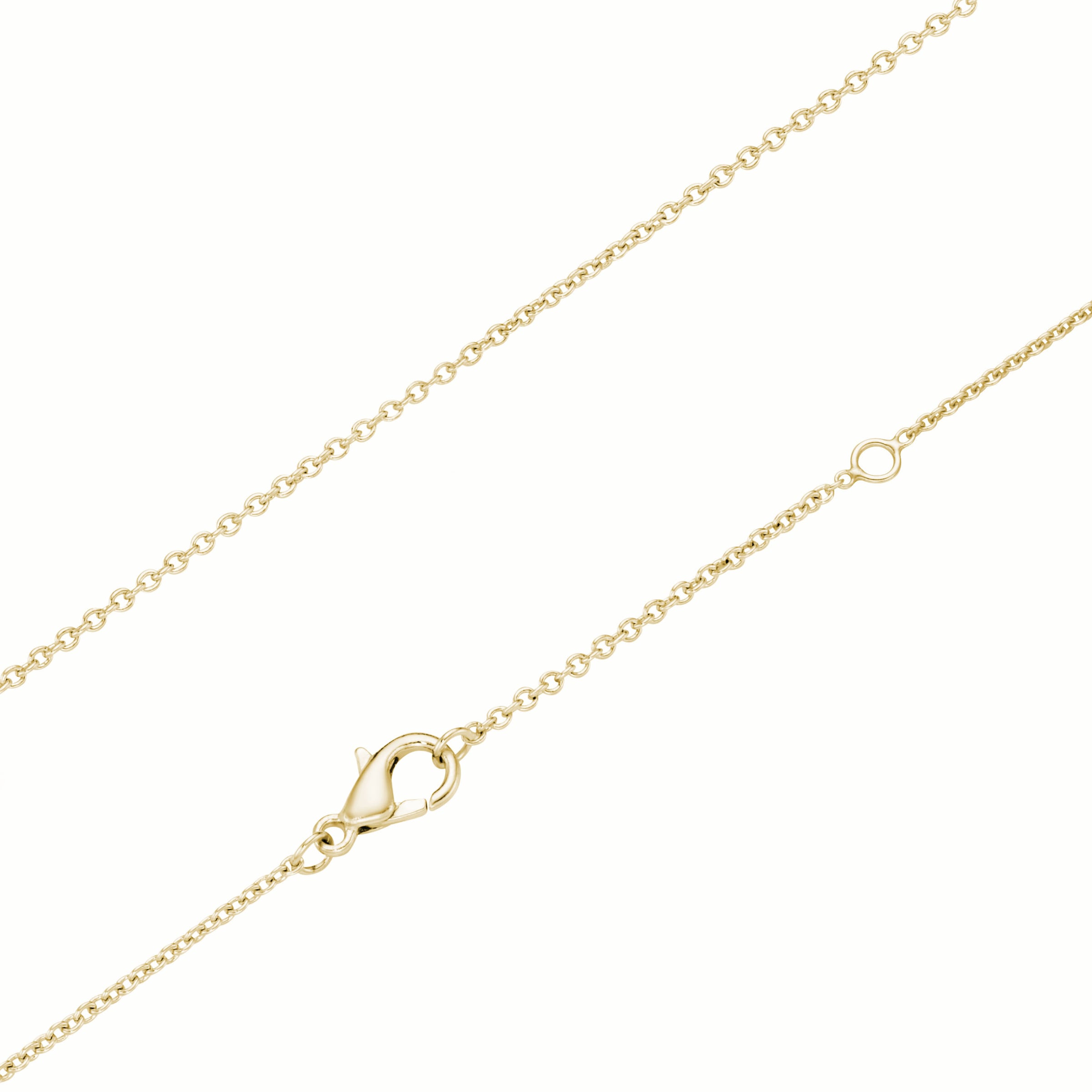 Firetti Kette mit Anhänger »Schmuck Geschenk Halsschmuck Halskette Kette Solitär bicolor« mit Zirkonia (synth.)