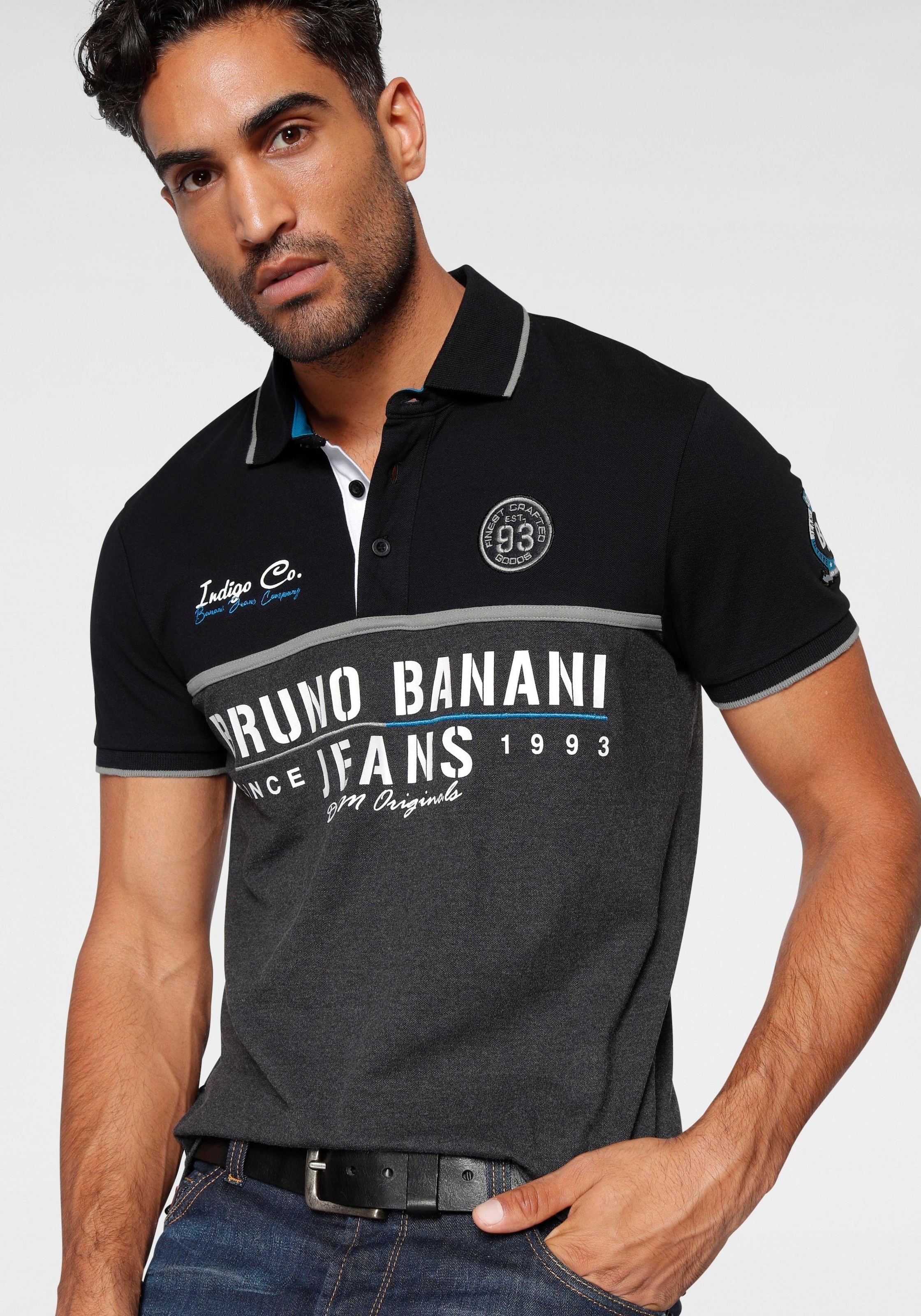 Bruno Banani Poloshirt , Kurzarm,  körpernahe Passform,  mit Polokragen