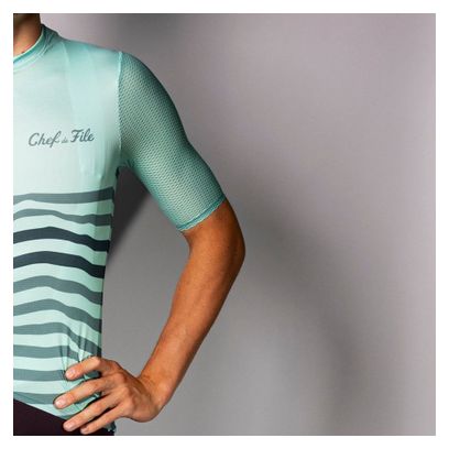Maillot Signature Marinière Vert - Chef de File