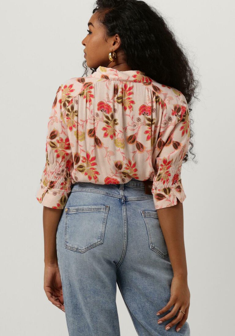 MOS MOSH roze mos mosh blouse therica fleur ss shirt