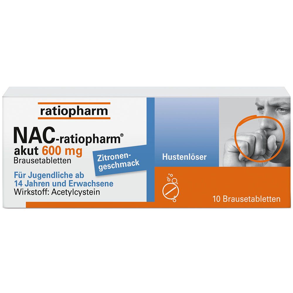 NAC-ratiopharm® akut 600 mg Brausetabletten