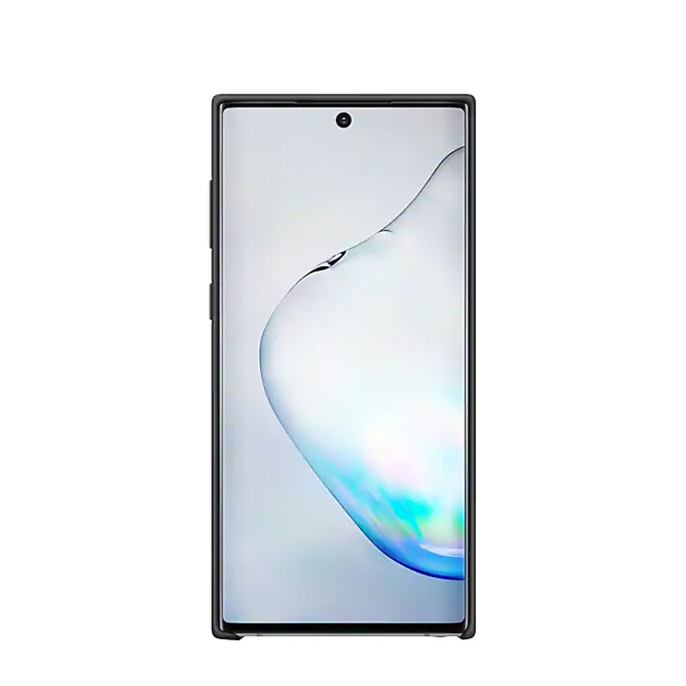 Galaxy Note 10 / 10 5G Silikon Cover Hülle (EF-PN970TBEGWW) - Schwarz