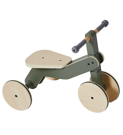 Flexa L?becykel - Indend?rs - Tr? - Play - Dusty Green/Birch Ply