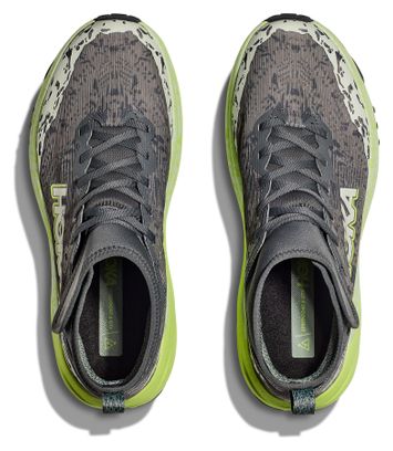 Chaussures Trail Hoka Speedgoat 6 Mid GTX Gris/Vert Homme