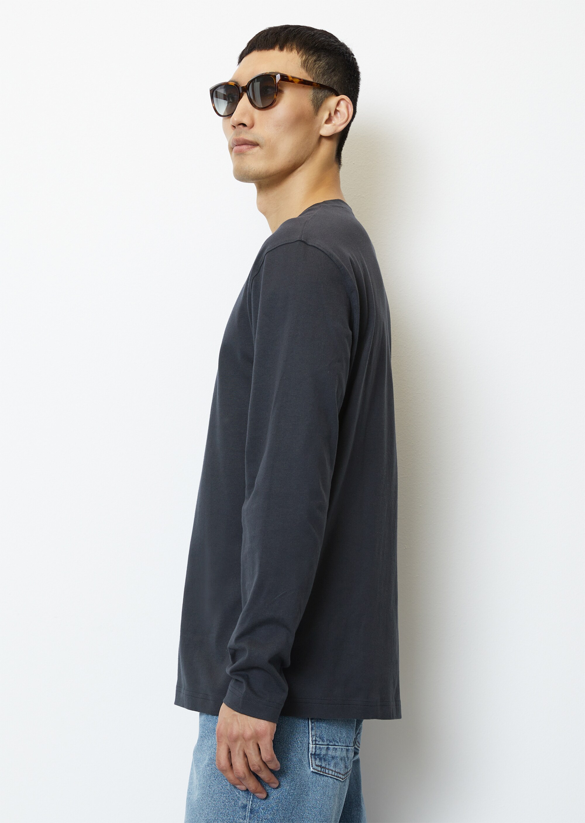 Longsleeve regular in schwerer Jersey-Qualität