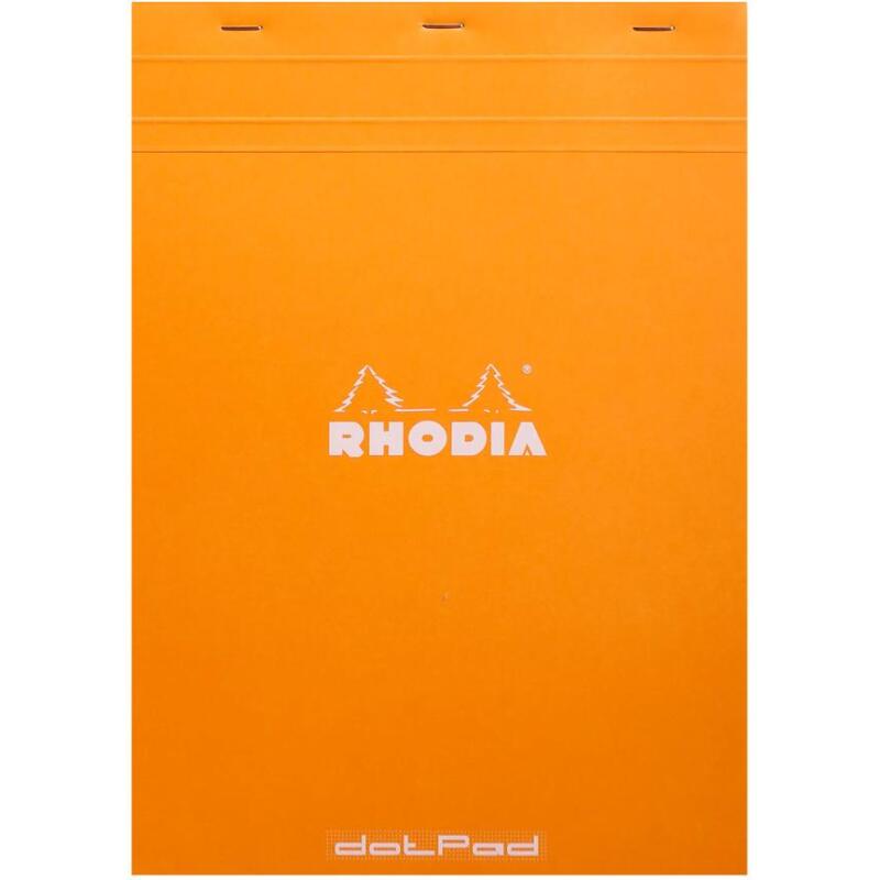 Bloc agrafé dotPad N°18 A4 80 feuilles DOT 80 g. - Orange