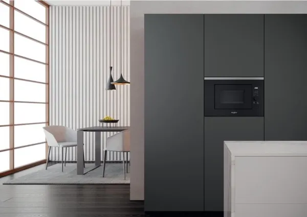 Whirlpool WMF201G, Indbygget, Grill mikroovn, 20 L, 800 W, Indbygget skærm, Dreje, Berøring