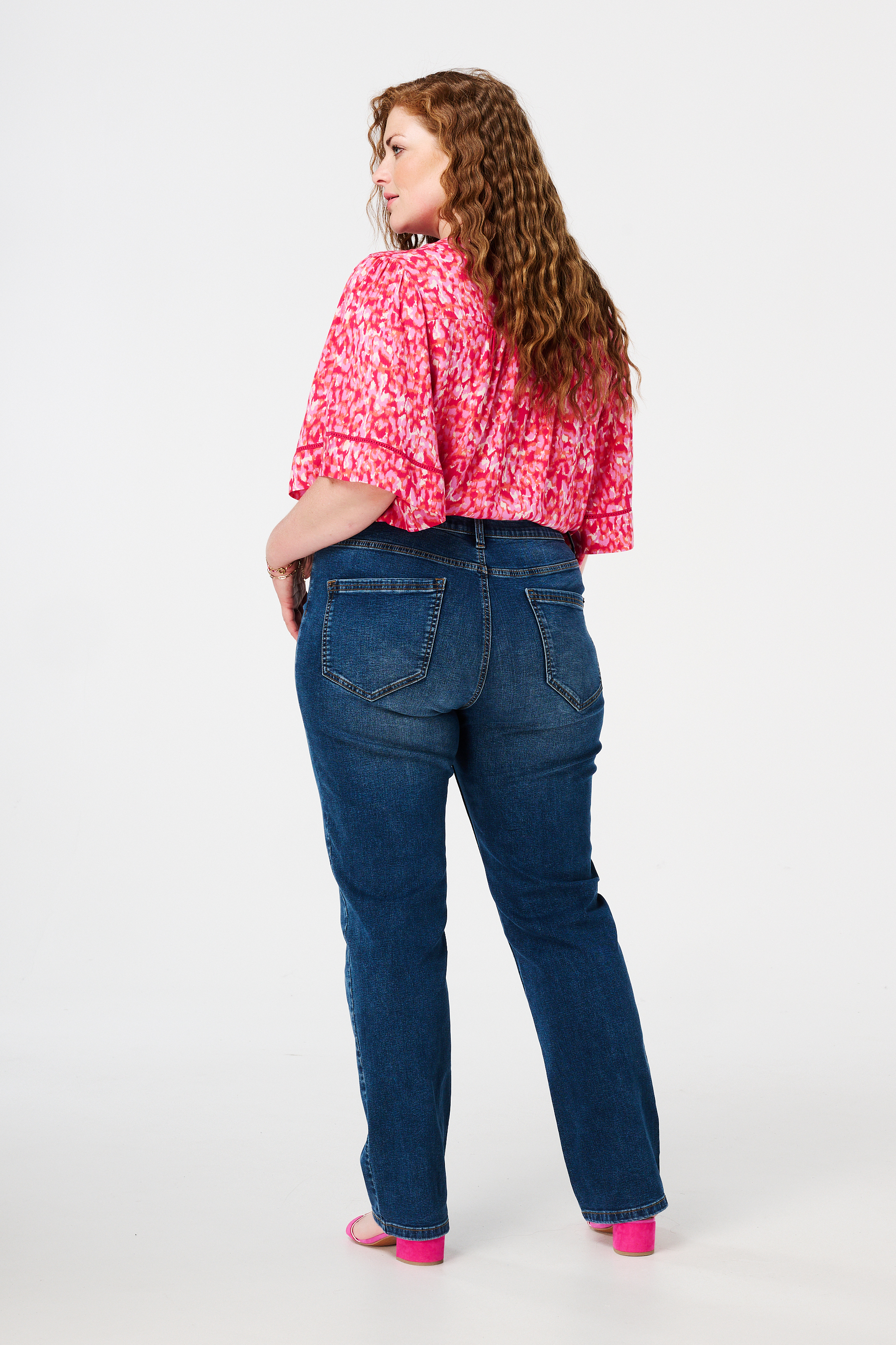 Straight leg jeans LILY Dark Denim