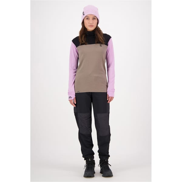 Collant thermique MONS ROYALE W YOTEI BF HIGH NECK ORCHID DAWN