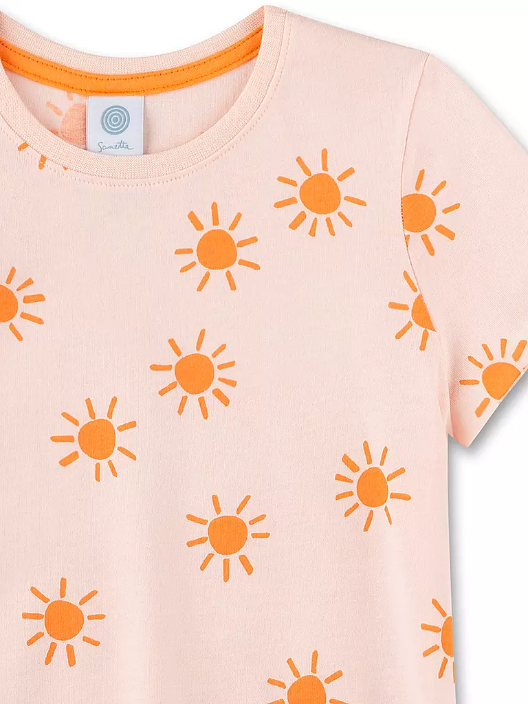 SANETTA Mädchen Pyjama Set 2teilig orange