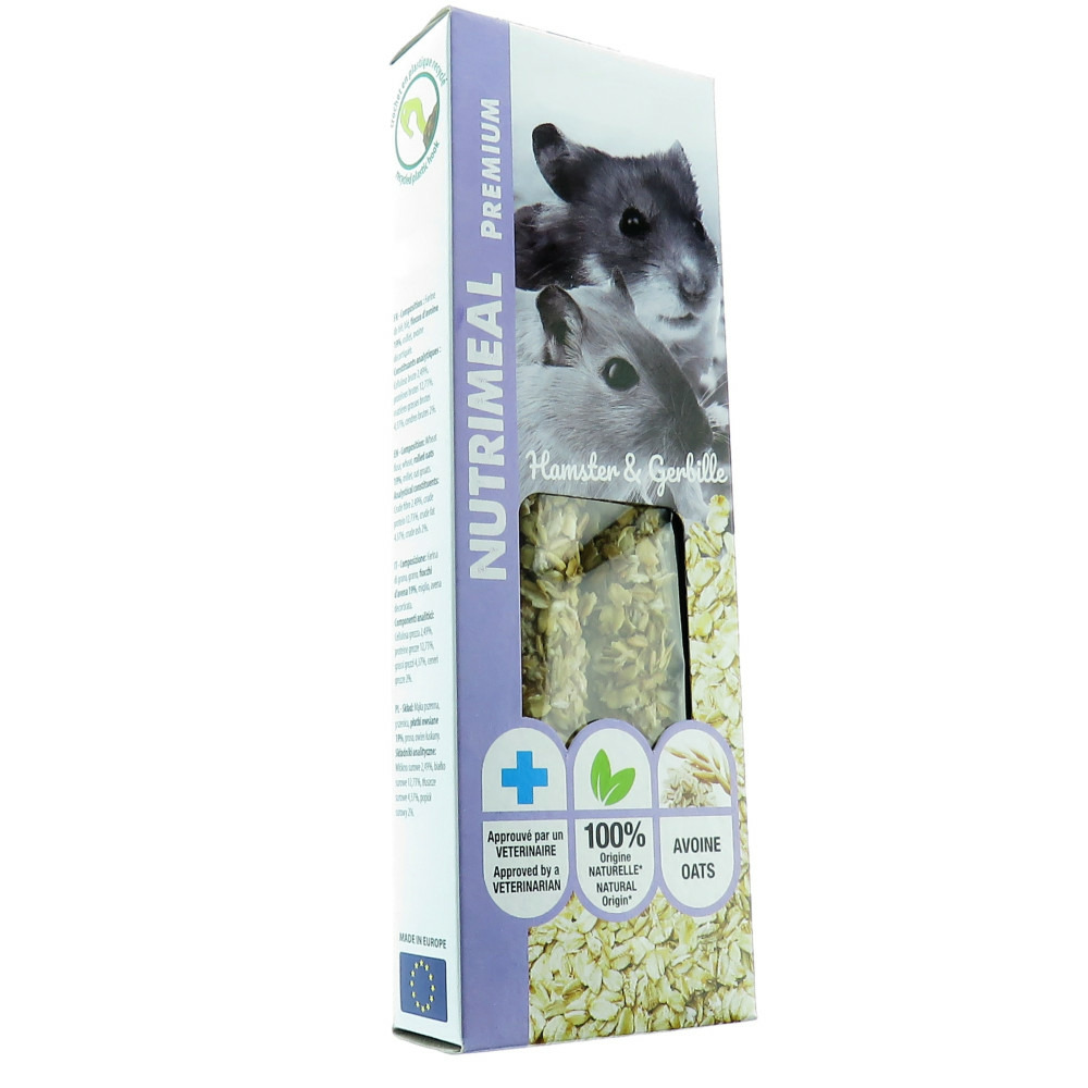 Friandises 2 sticks premium avoine pour hamster et gerbille, pour rongeur