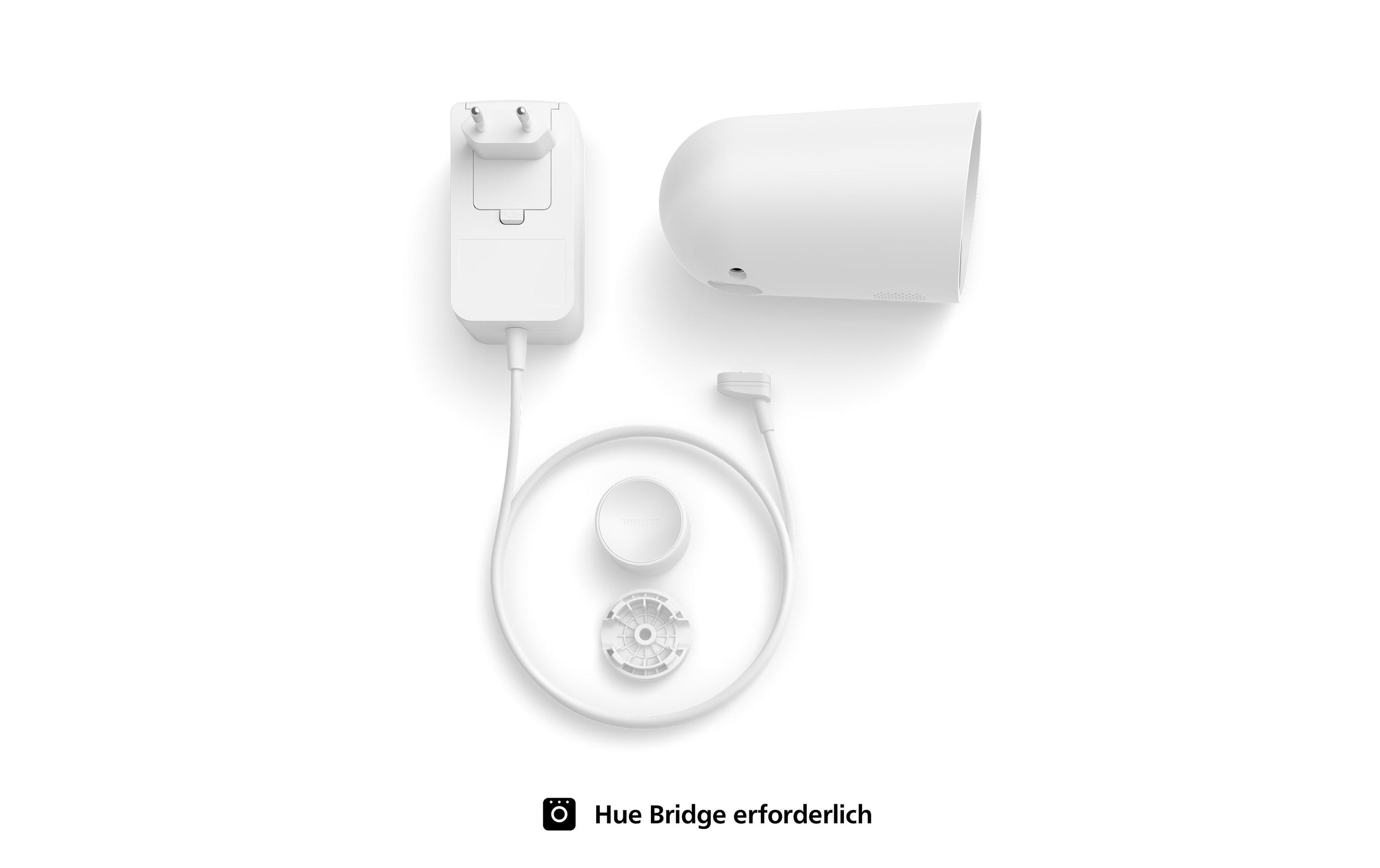 Secure batteriebetriebene Kamera Weiss<br>Netzwerkkameras: intelligentes Zuhause, intelligentere Sicherheit