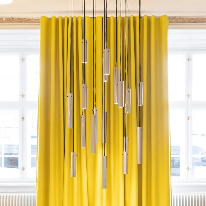 Frandsen - FM2014 Pendelleuchte, Ø 5,5 x H 24 cm, Messing massiv glänzend