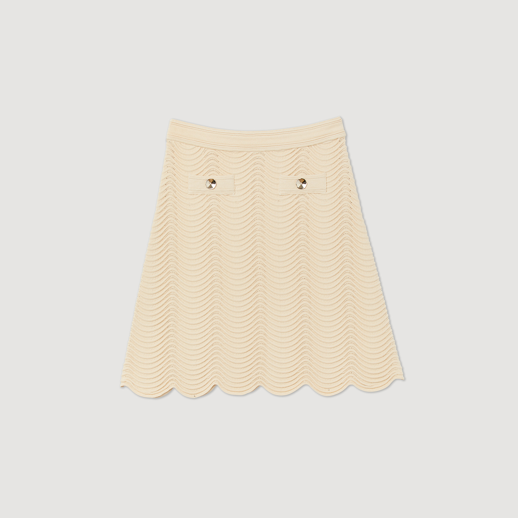 Jupe courte en maille