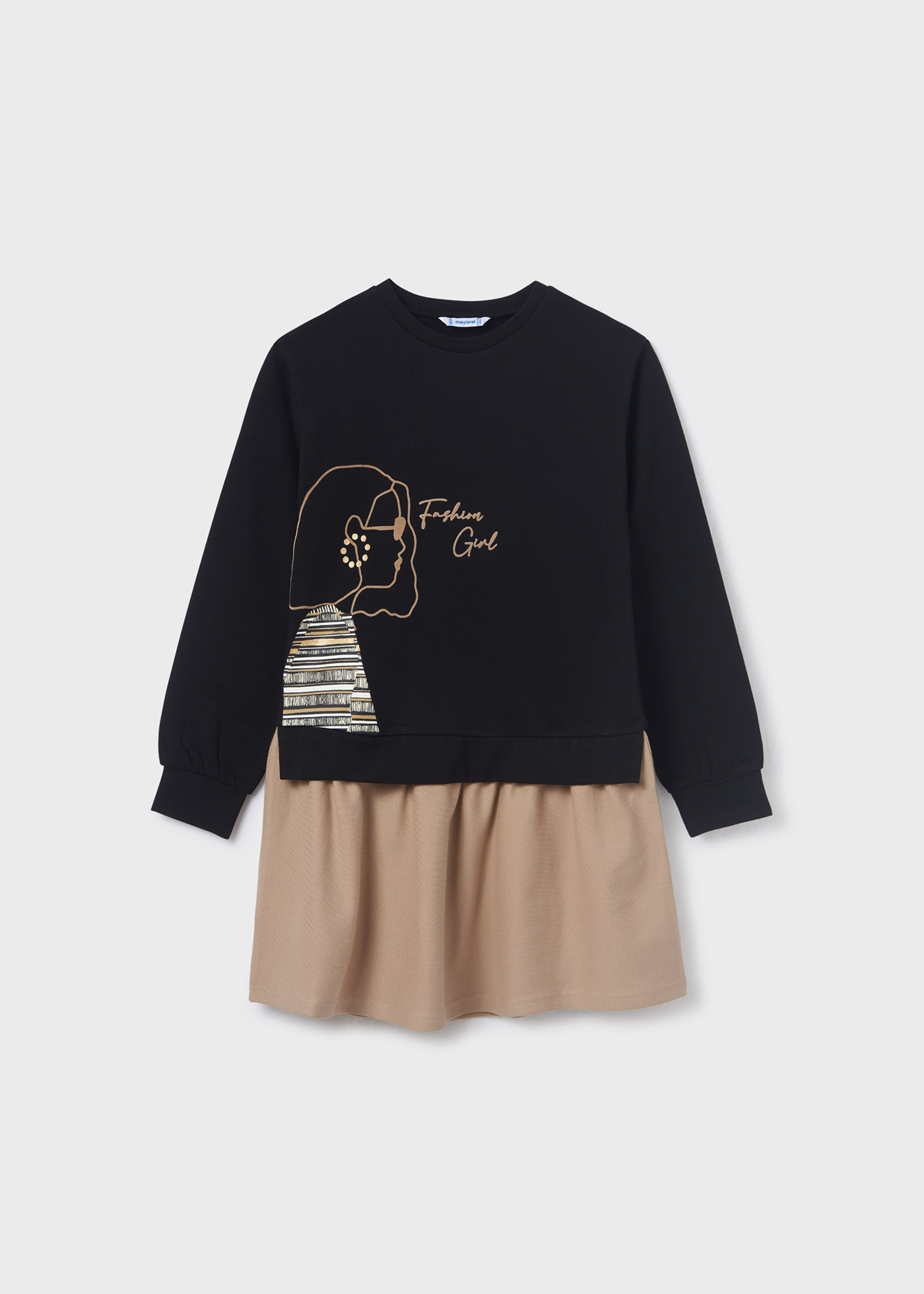 Vestido de pelúcia para menina